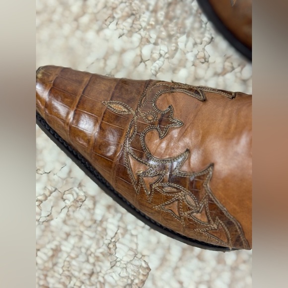 Old Gringo Alligator Leather Men's Cactus Boots Rare Hard To Find Size 13D - Picture 13 of 13